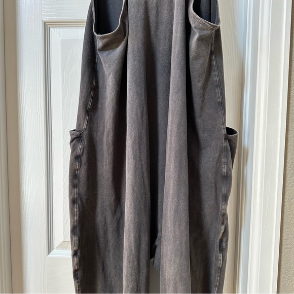 Free People Movement Hot Shot Onesie Jumpsuit Washed Black Size Medium - Picture 11 of 16